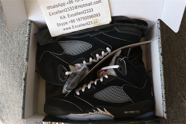 Nike Air Jordan 5 Black Metallic Reimagined