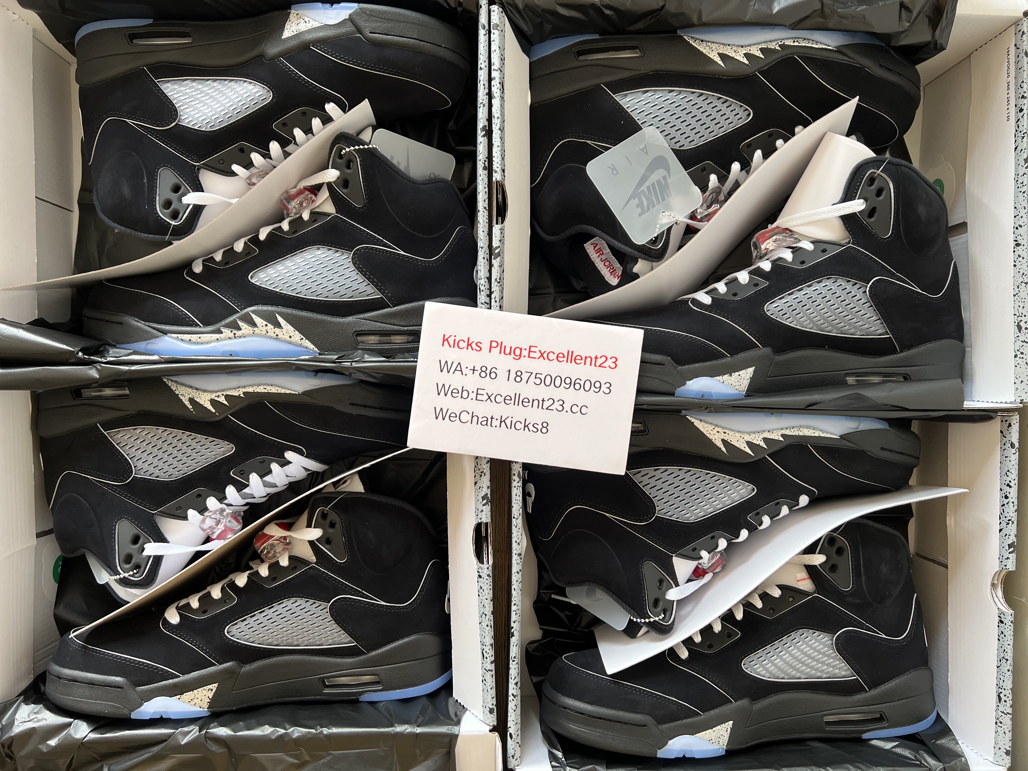 Nike Air Jordan 5 Black Metallic Reimagined