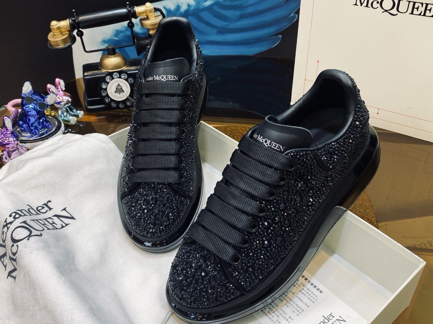Alexander McQueen MQ Diamonds Shoes