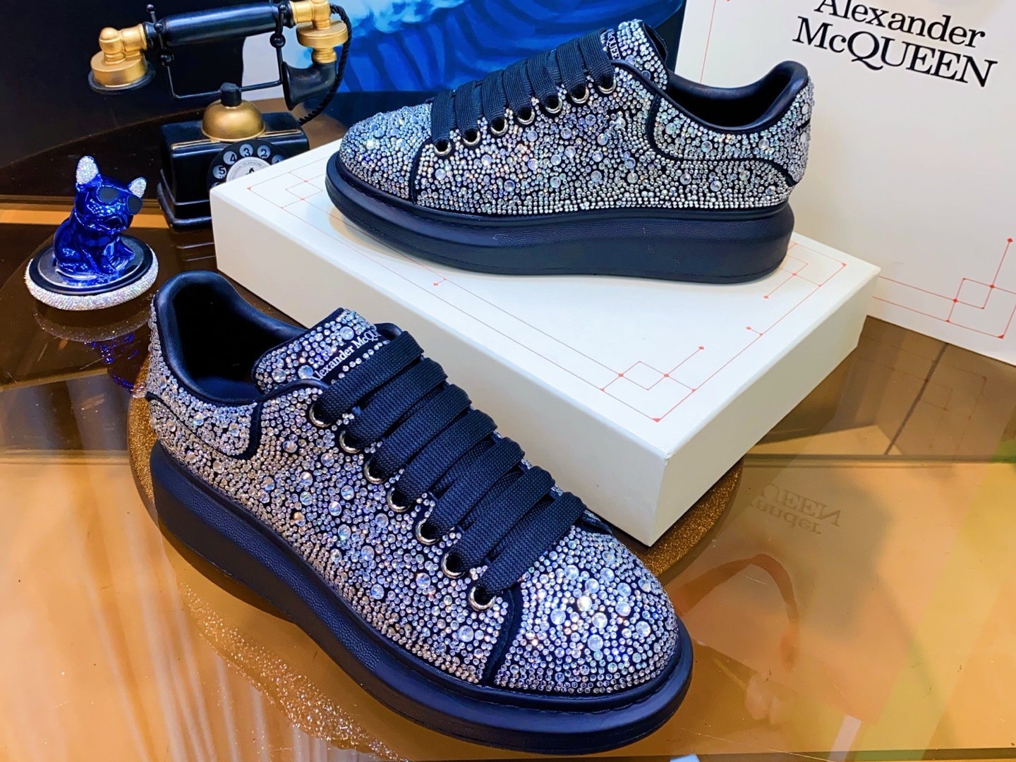 Alexander McQueen MQ Diamonds Shoes