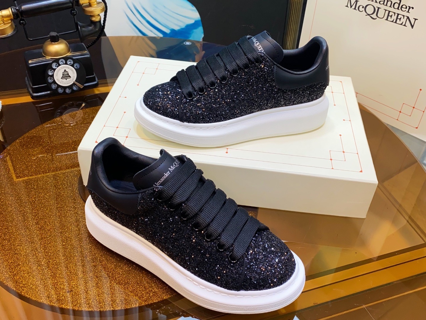 Alexander McQueen MQ Diamonds Shoes