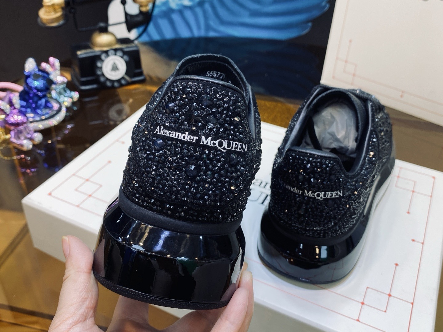 Alexander McQueen MQ Diamonds Shoes