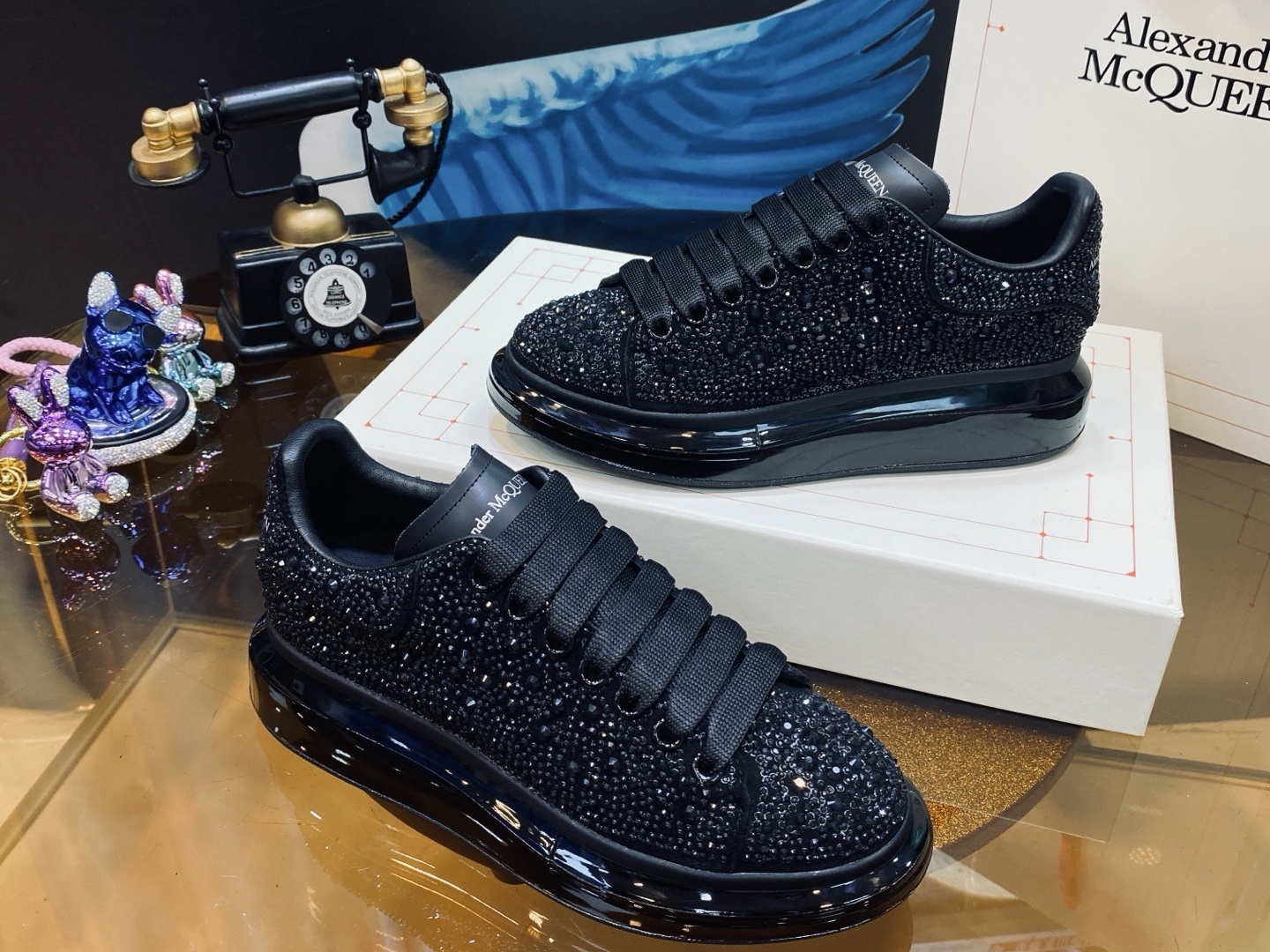 Alexander McQueen MQ Diamonds Shoes