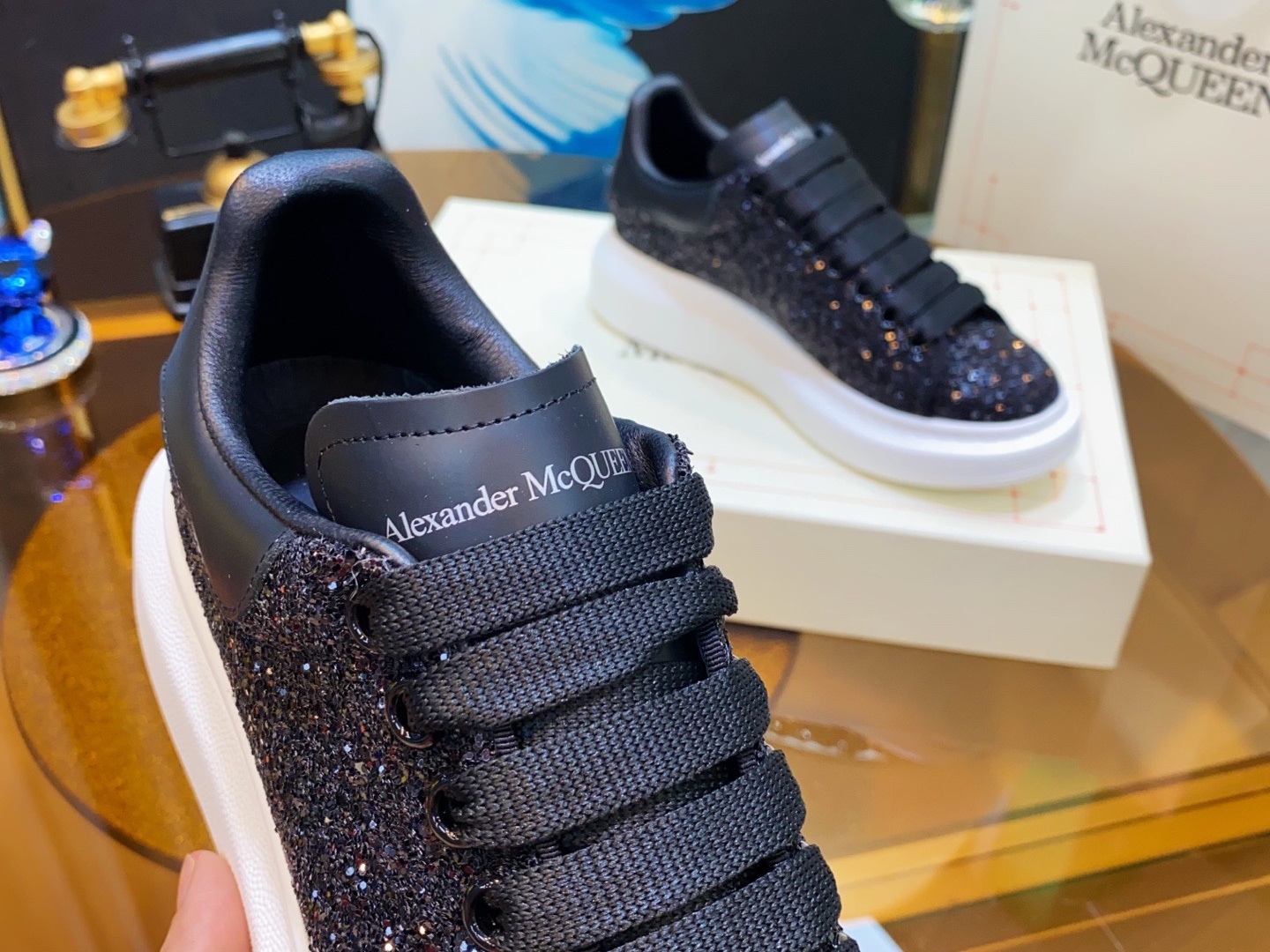 Alexander McQueen MQ Diamonds Shoes