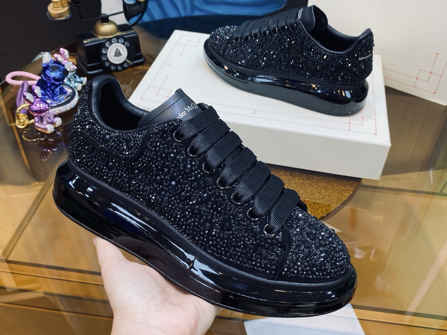 Alexander McQueen MQ Diamonds Shoes