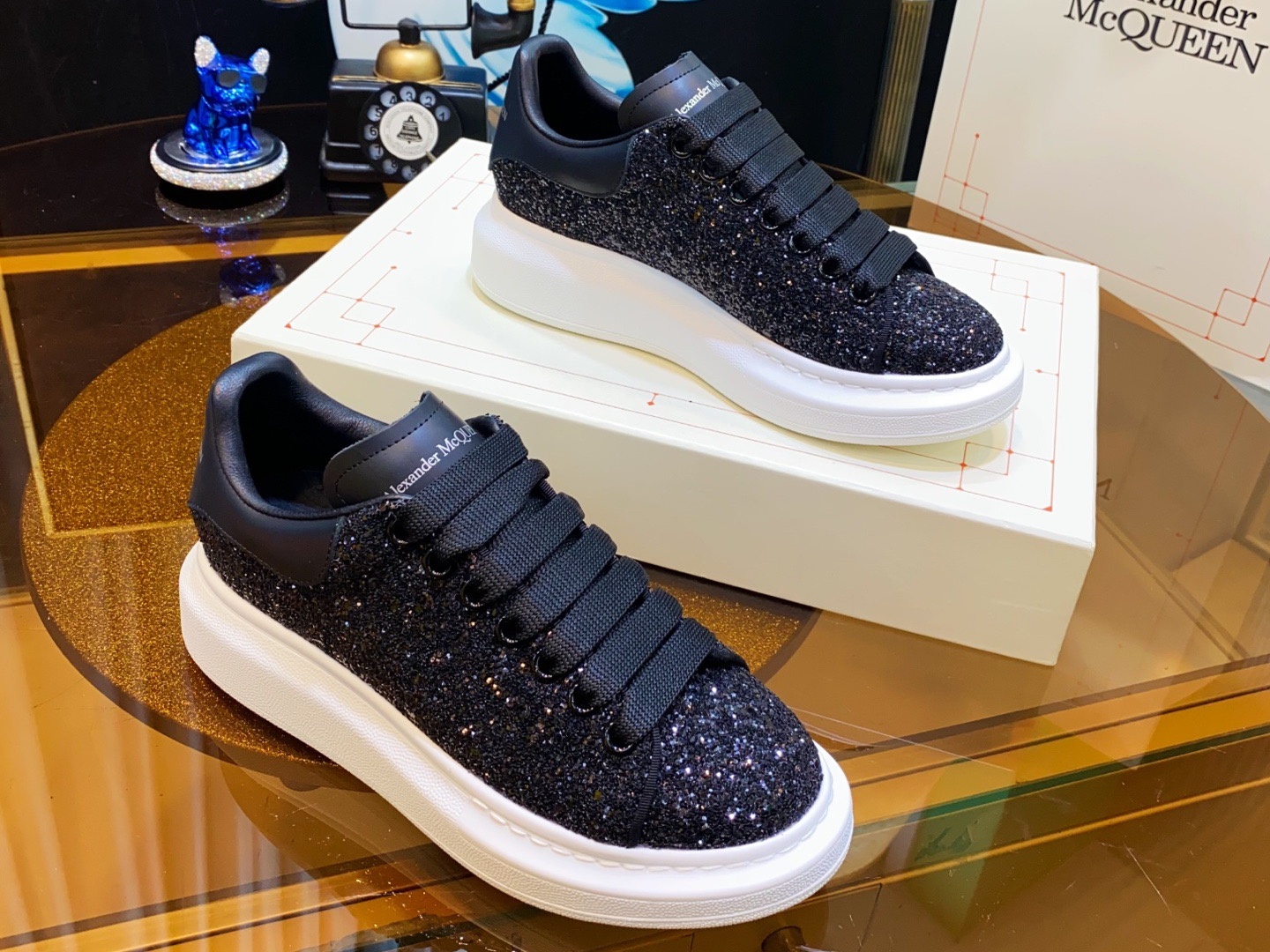 Alexander McQueen MQ Diamonds Shoes