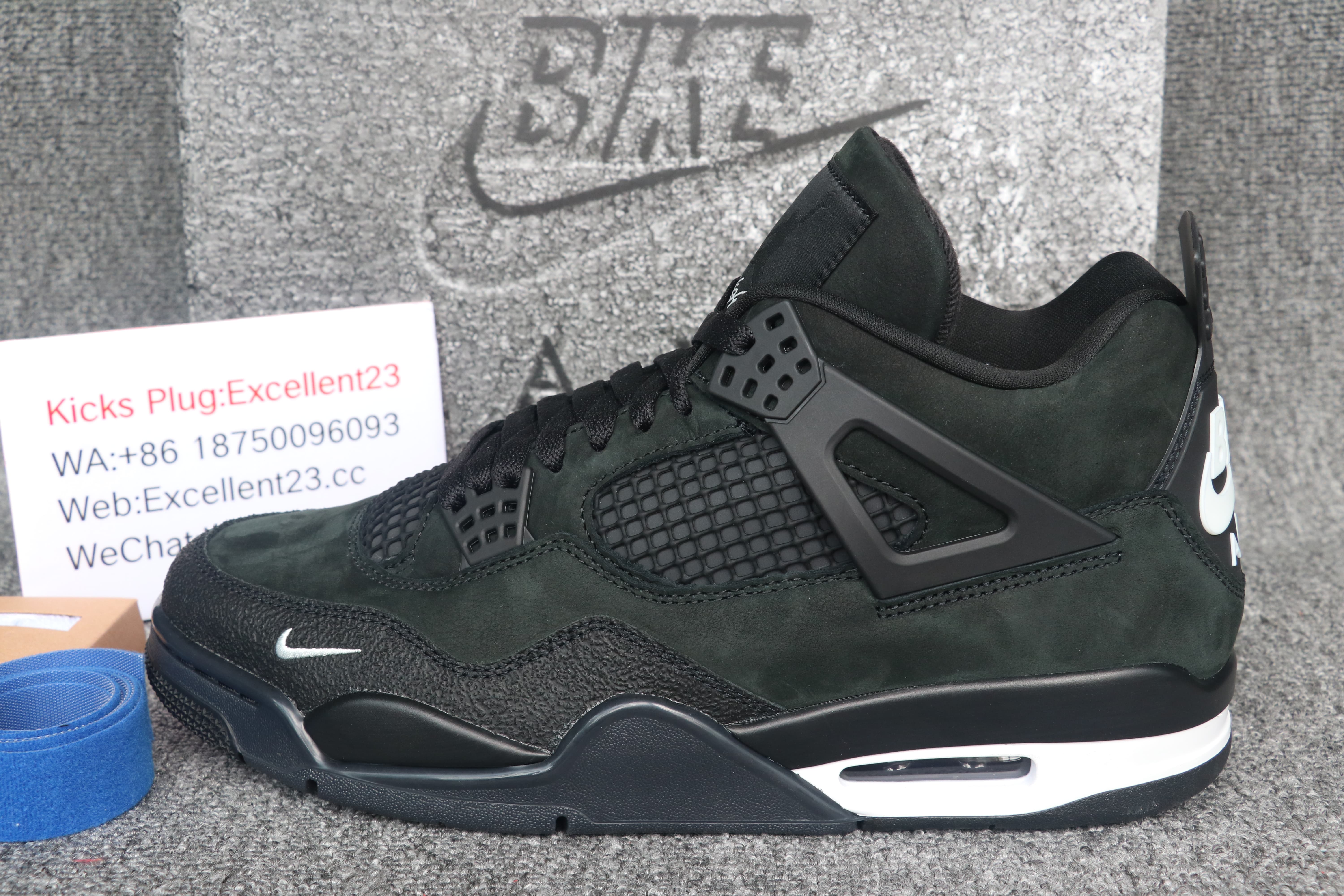 Nike Air Jordan 4 Brick By Brick Black