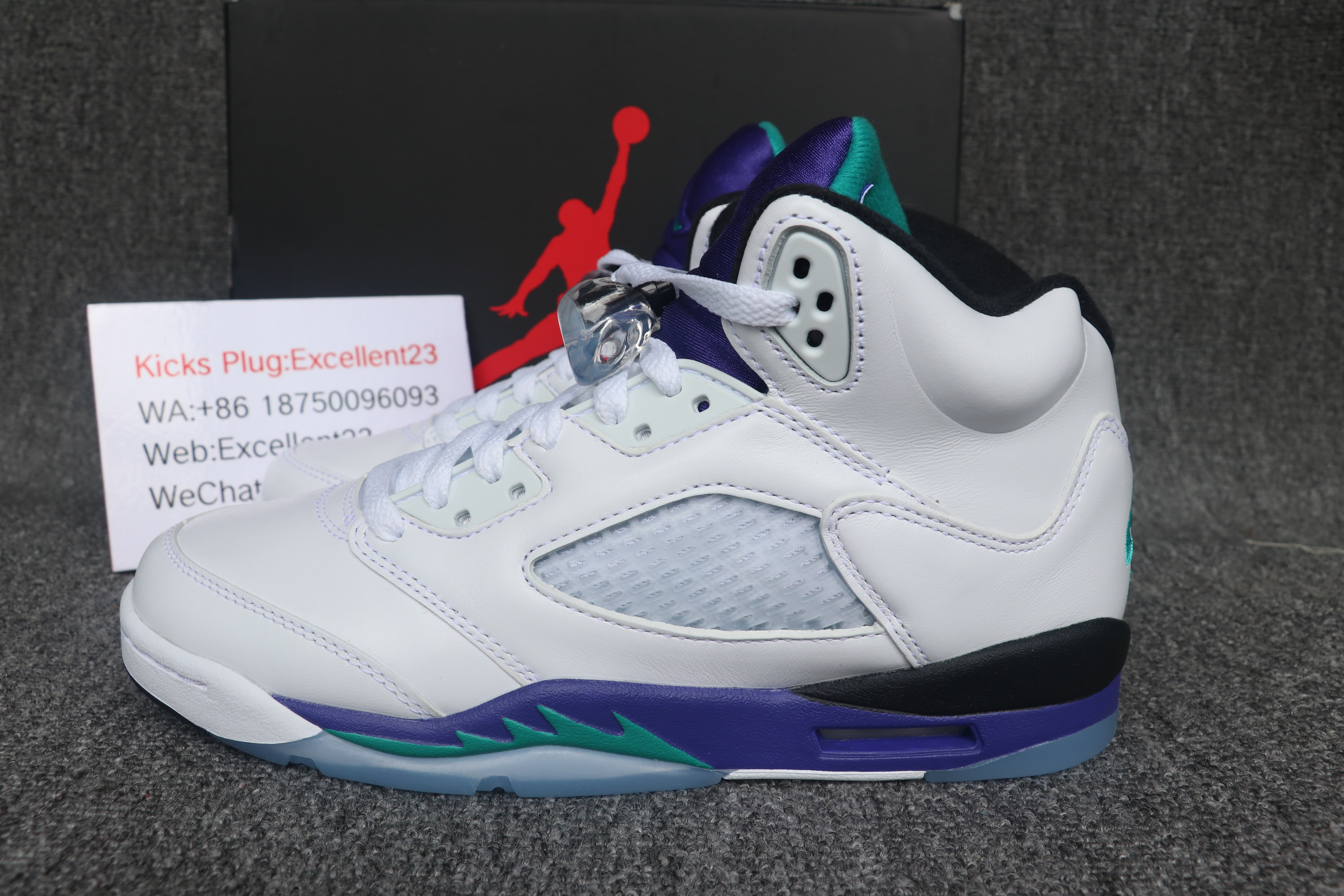 Youth Nike Air Jordan 5 Retro Grapes 2025