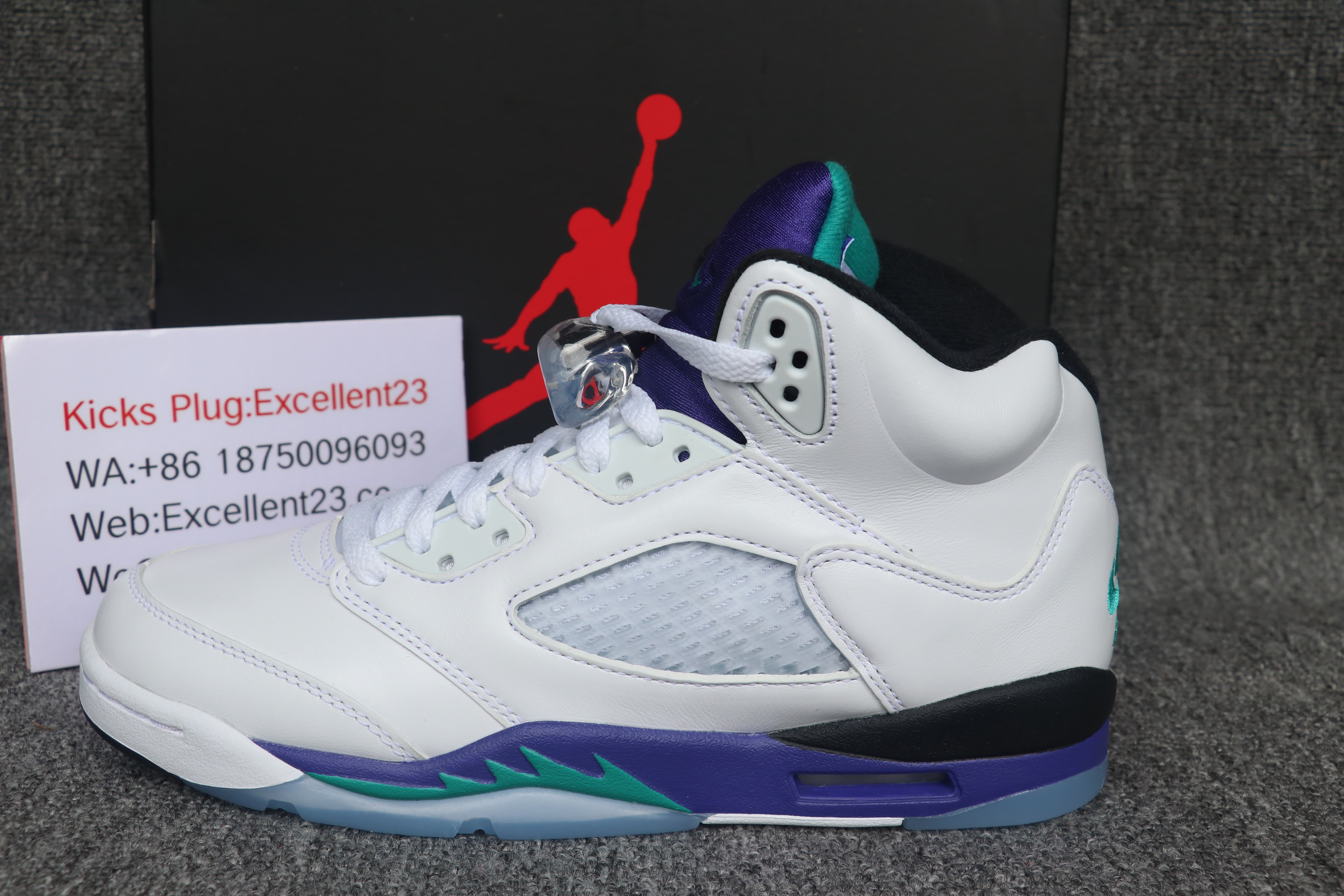 Youth Nike Air Jordan 5 Retro Grapes 2025