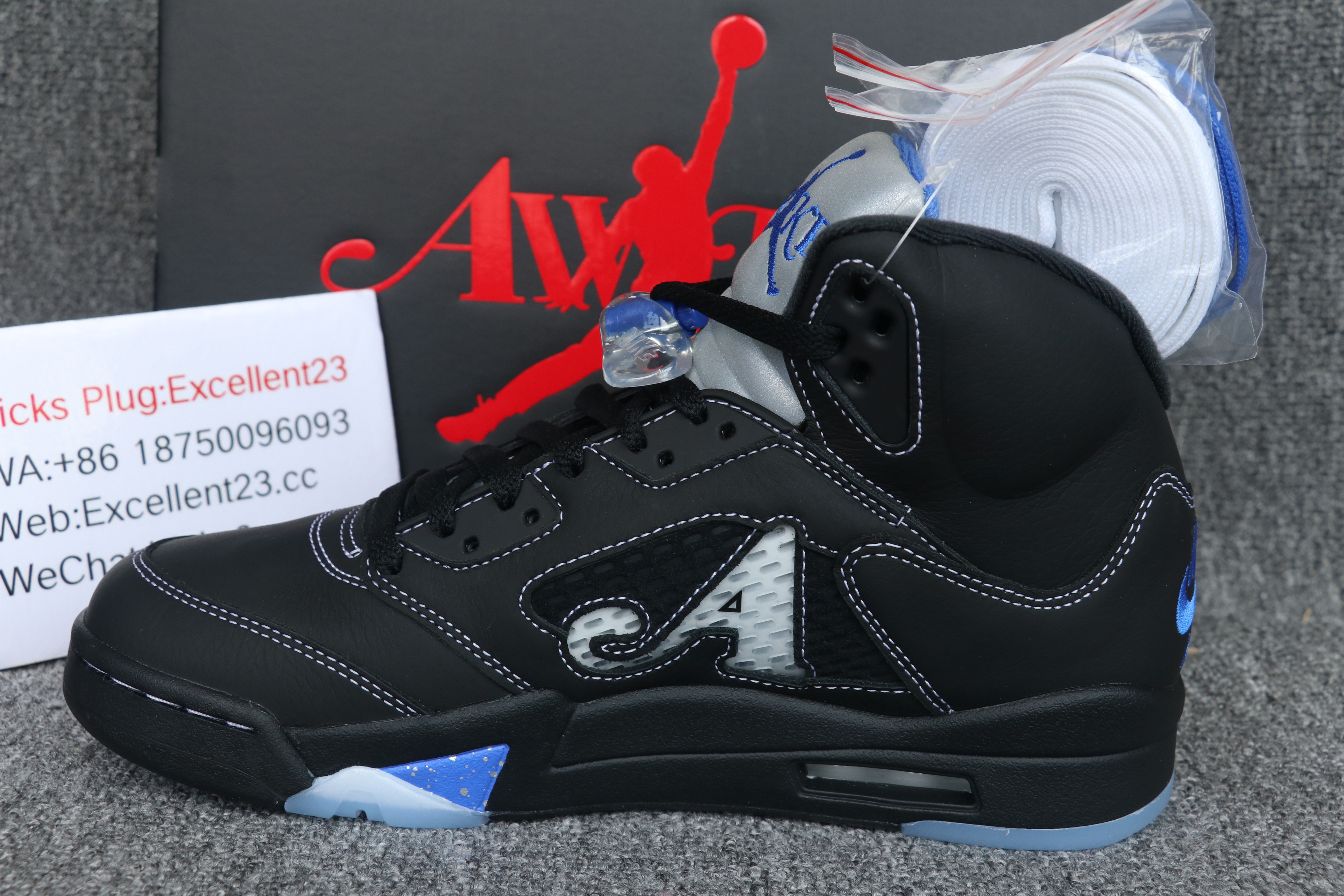 Awake NY x Air Jordan 5 Blue