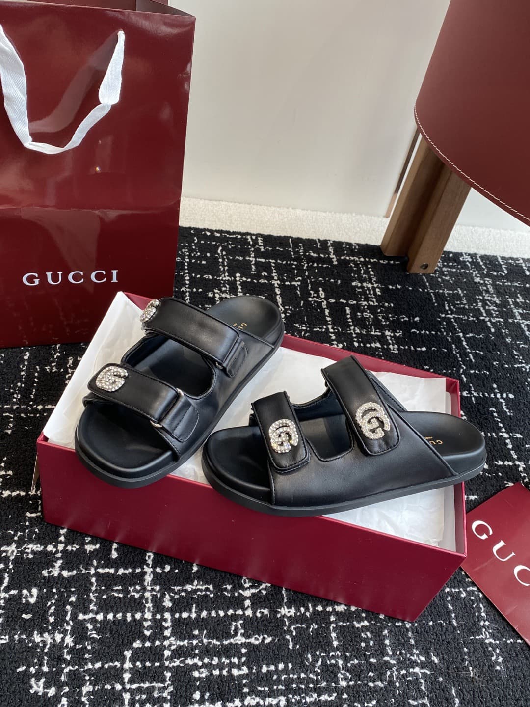 Gucci Slippers Heel High2.0cm