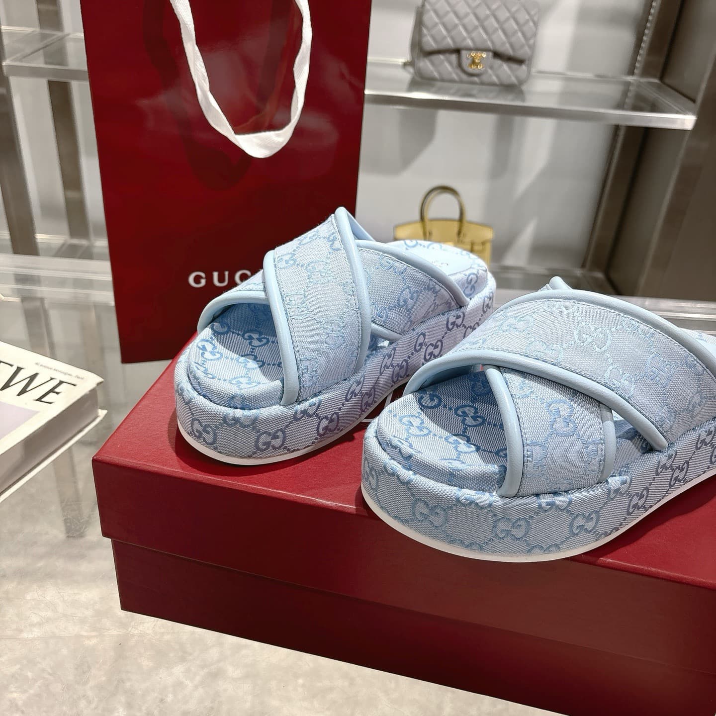 Gucci Slippers Heel High2.0cm