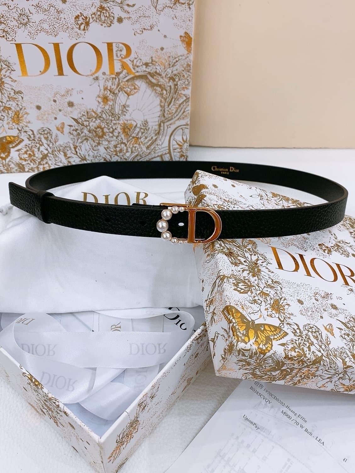 Dior Woman 1.5cm Belt