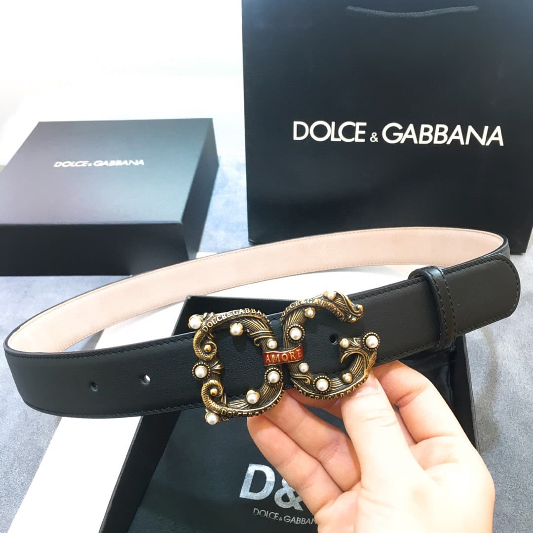 D&G Woman 3.0cm Belt