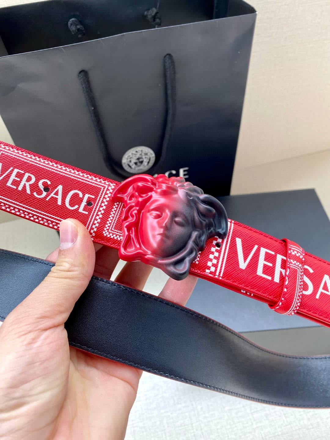 Versace Man 4.0cm Belt