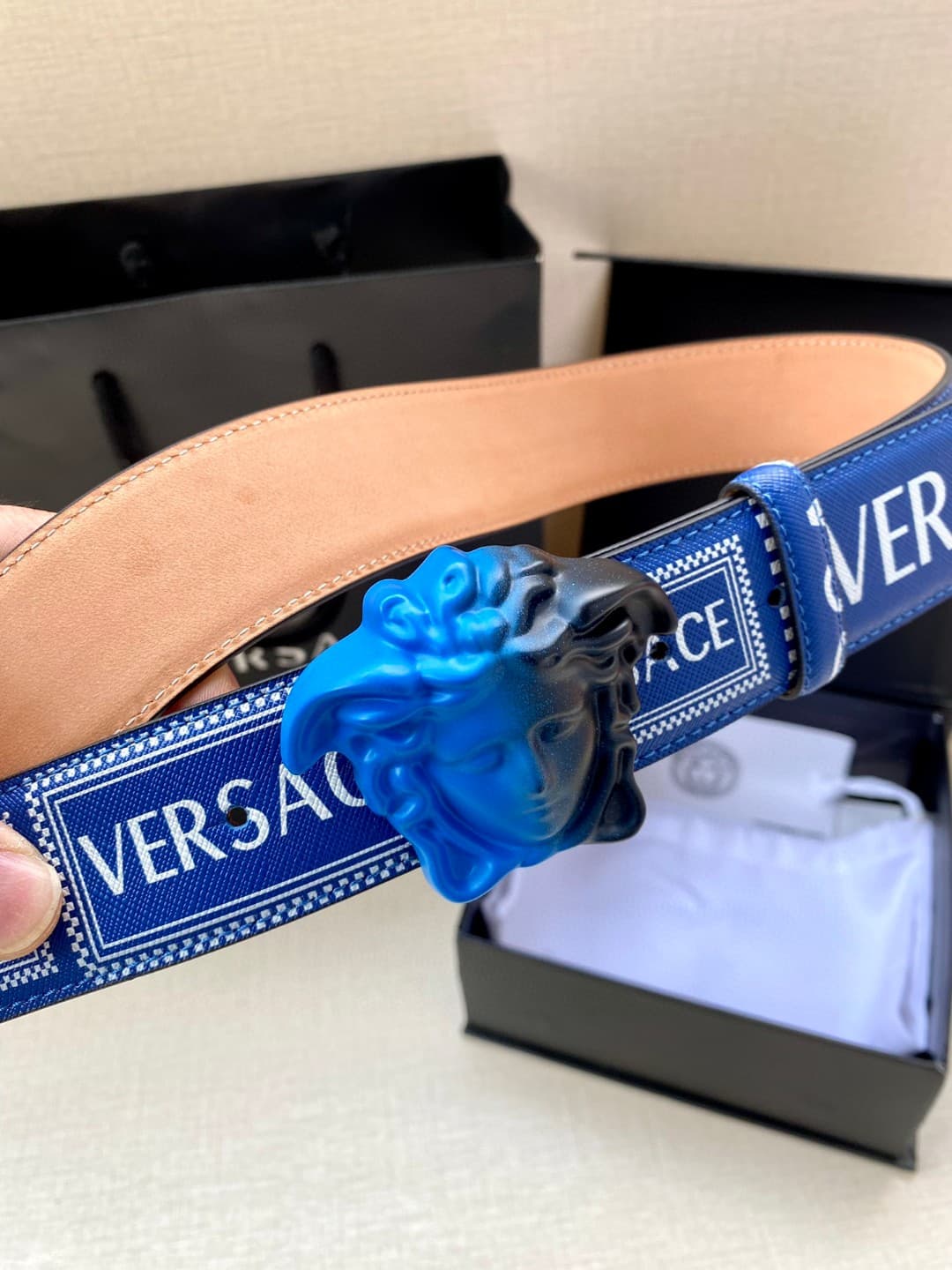 Versace Man 4.0cm Belt