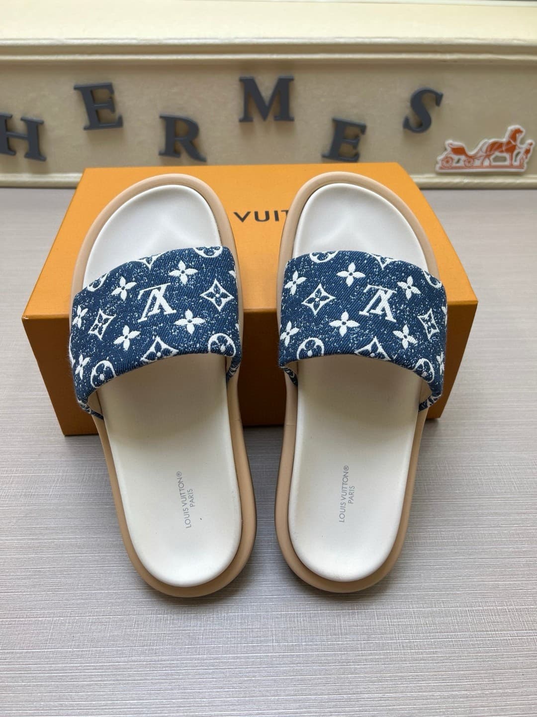 LV Couple Slipper