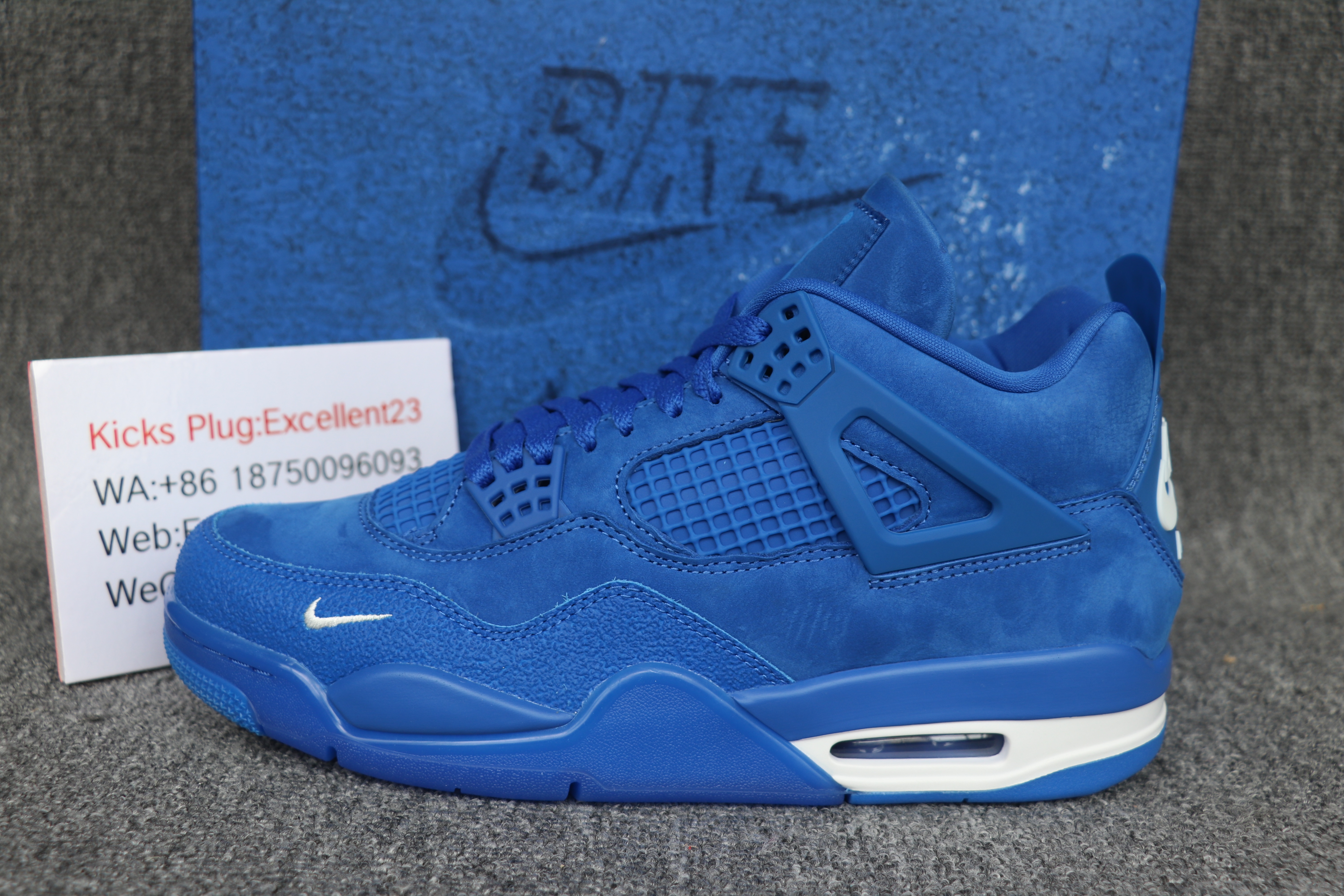Nike Air Jordan 4 Brick By Brick Blue
