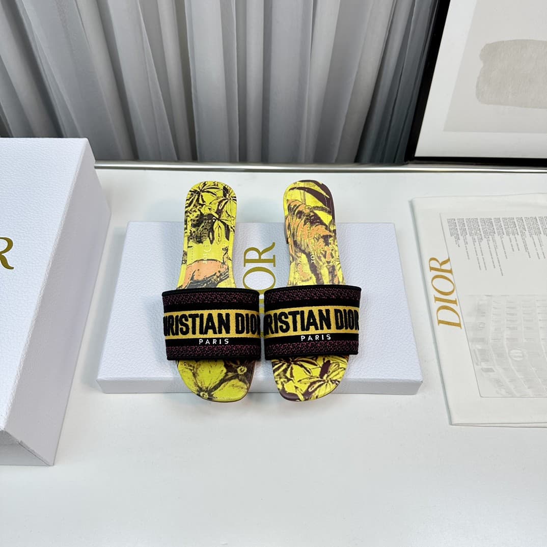 Dior Slippers Heel High4.5cm