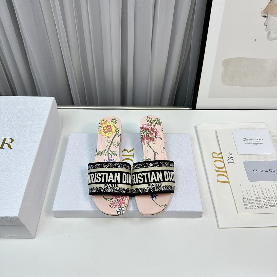 Dior Slippers Heel High4.5cm