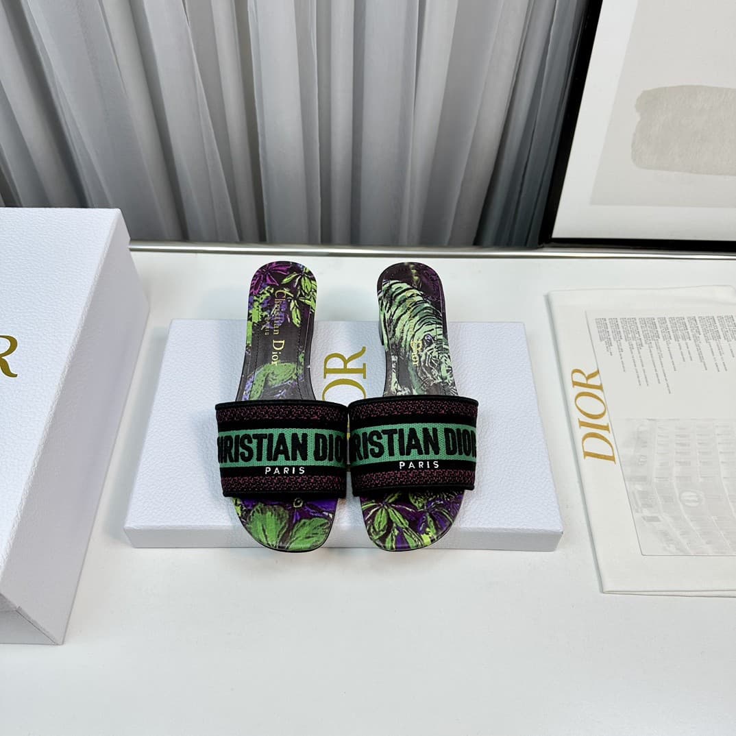 Dior  Slippers Heel High4.5cm
