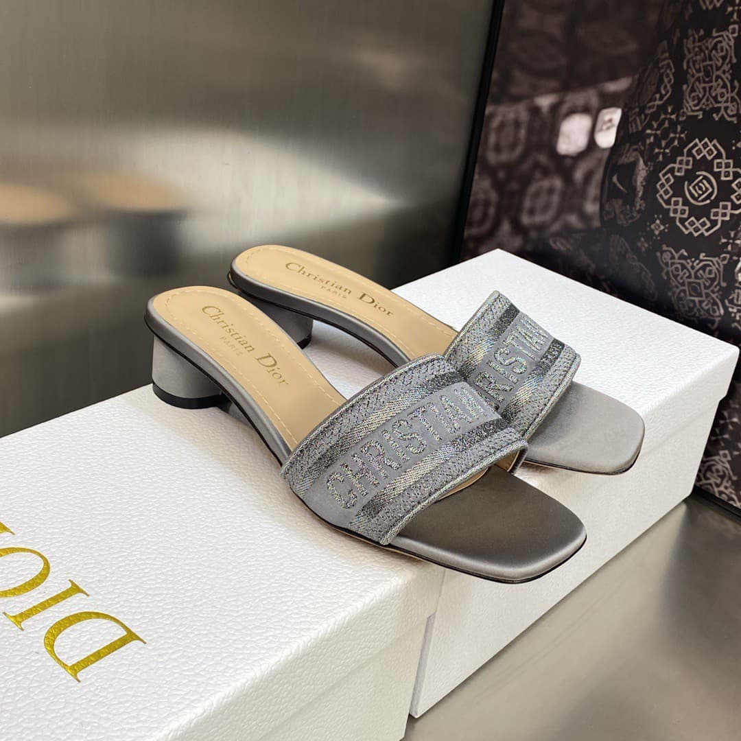 Dior Slippers Heel High4.5cm