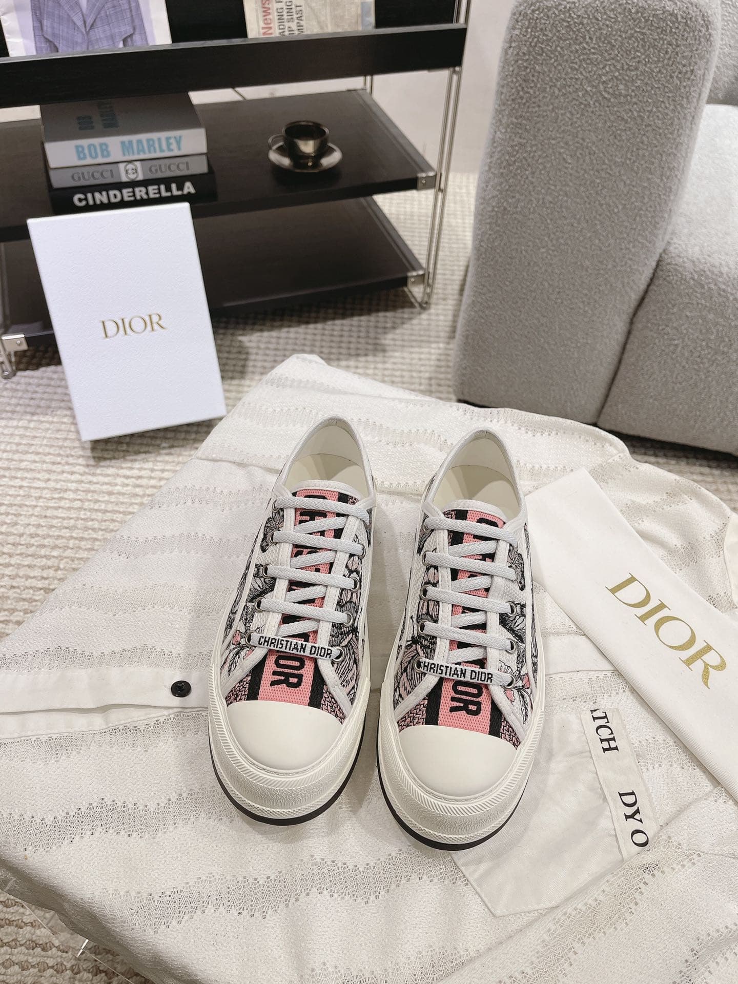 Dior Walkn Shoes Heel High4.5cm