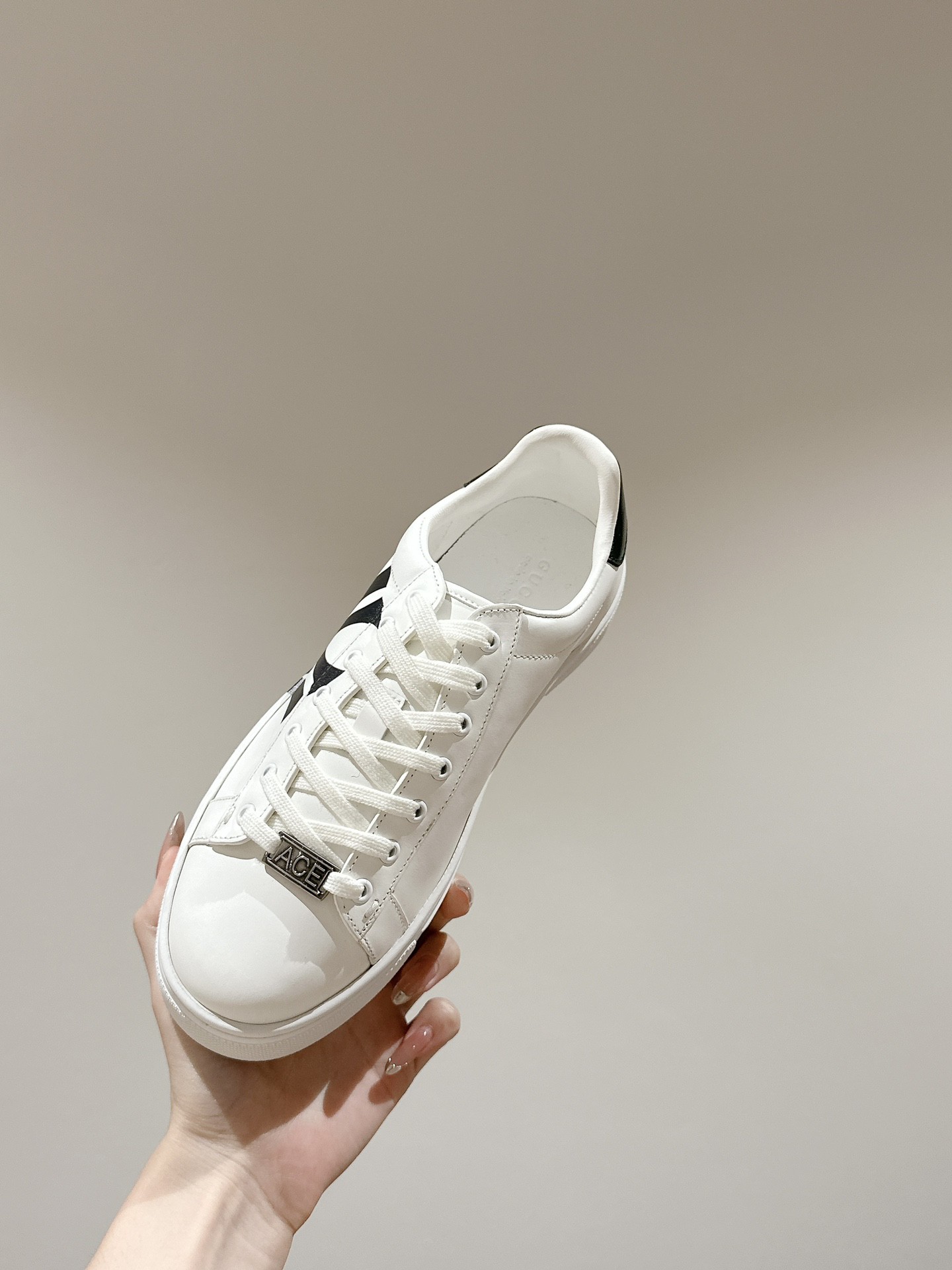 Gucci Ace Couple Shoes Heel High3cm