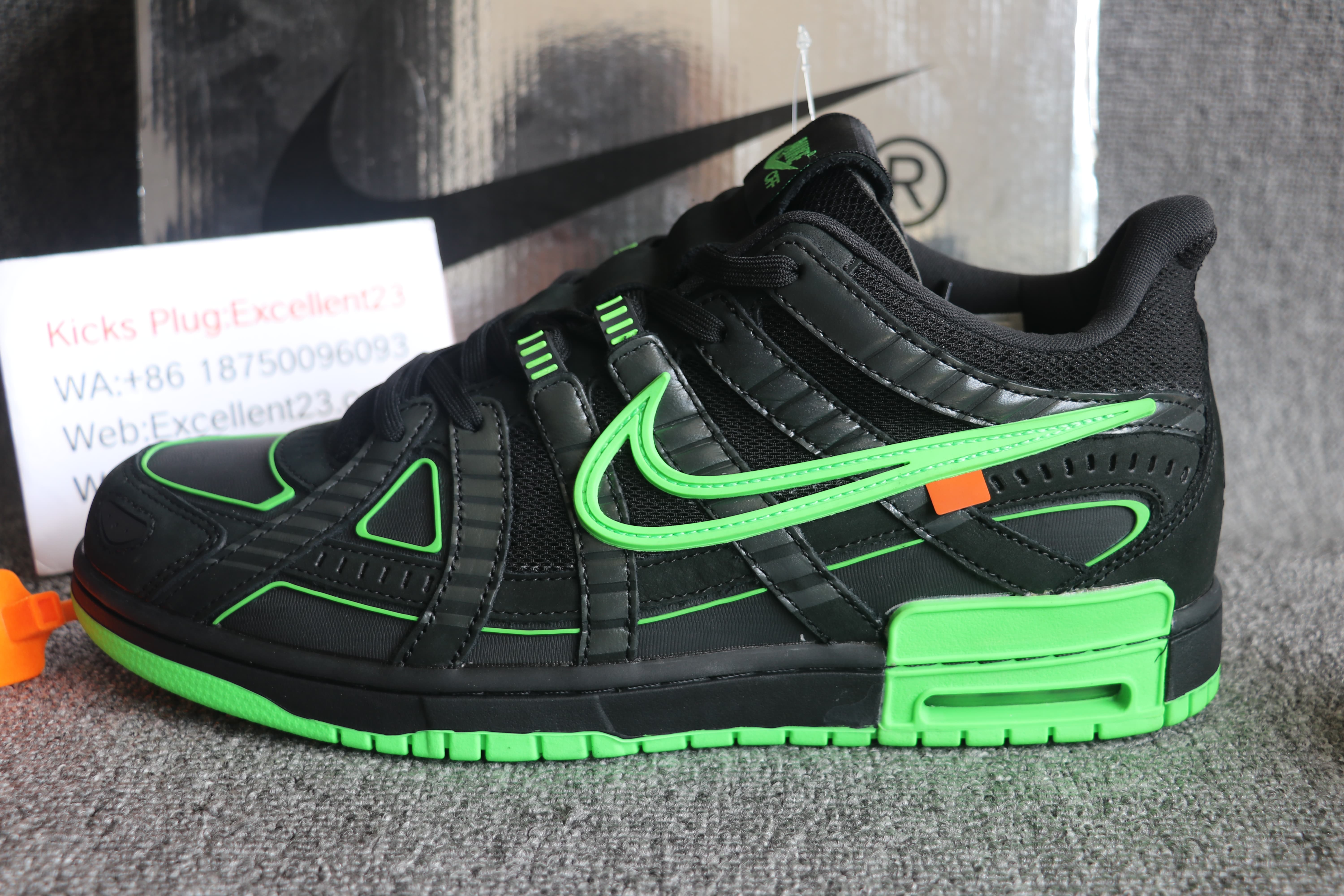 OFF White x SB Rubber Black Green