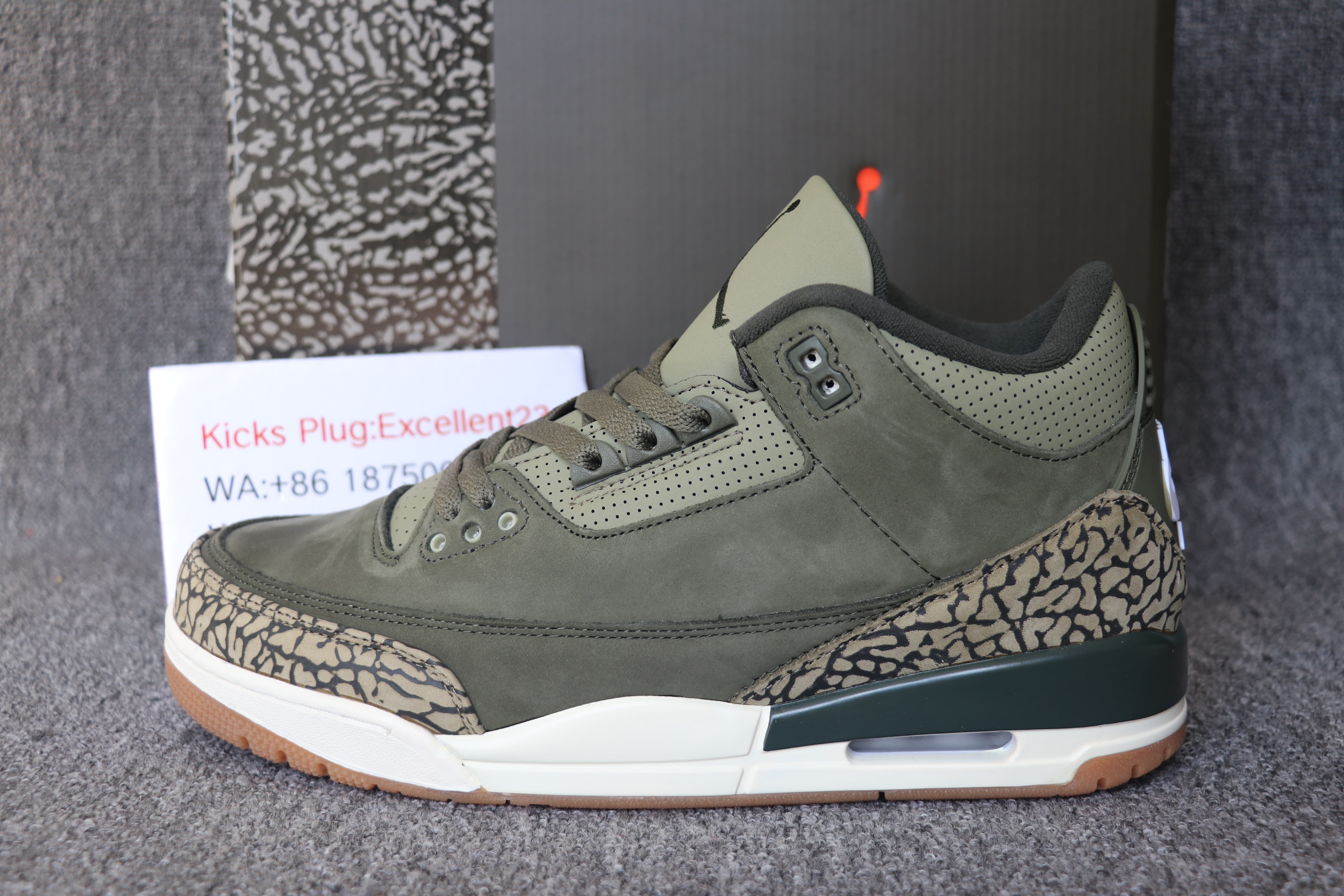 Air Jordan 3 Oliver Green