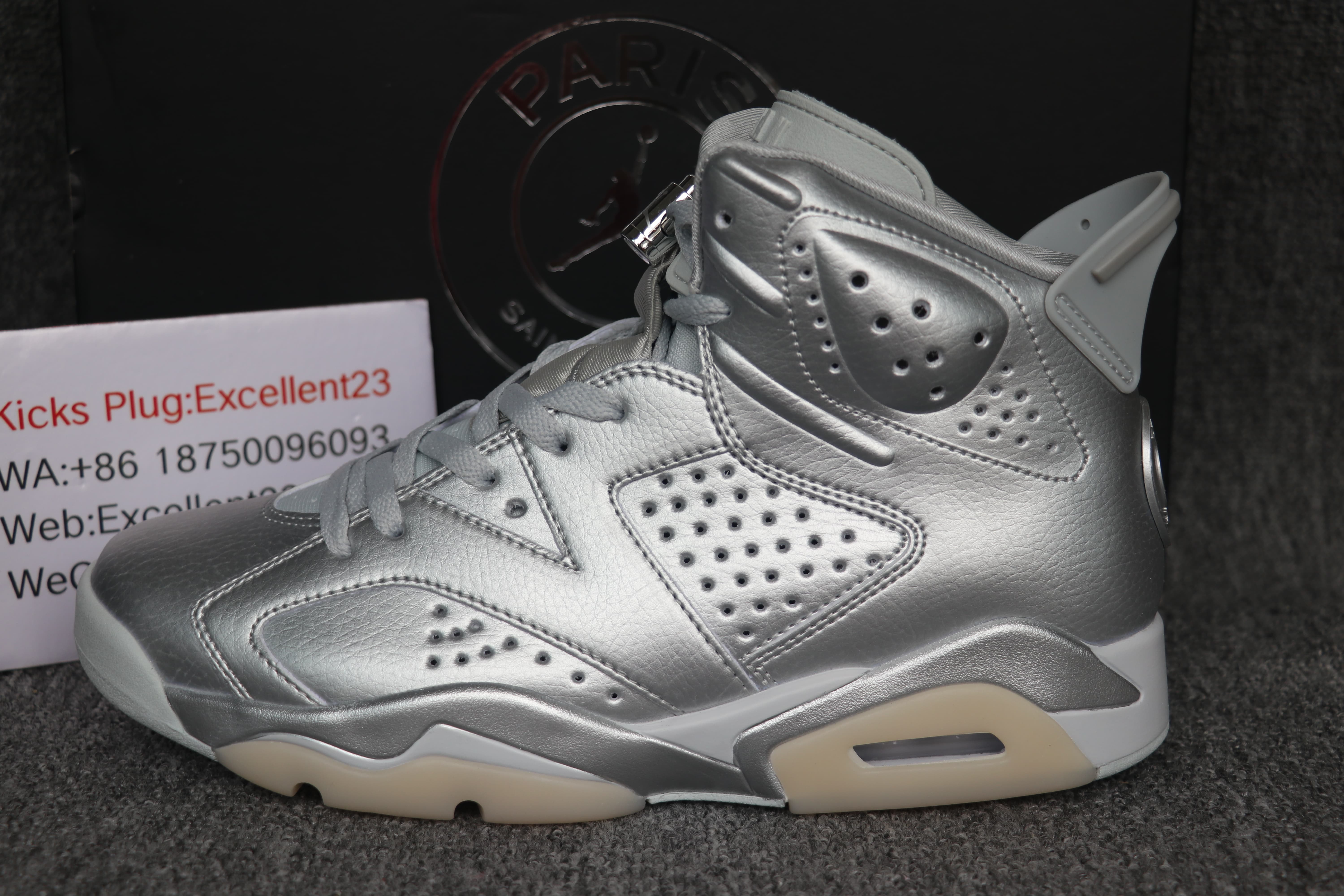 Air Jordan 6 Metallic Sliver
